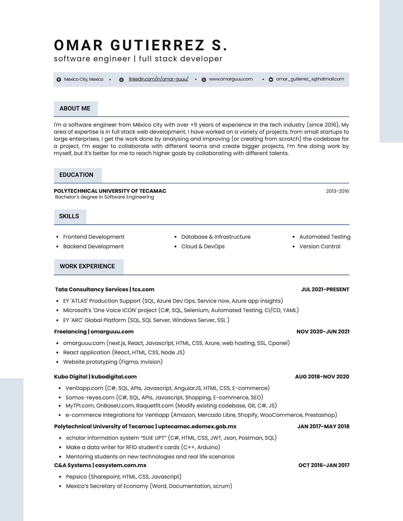 CV Preview